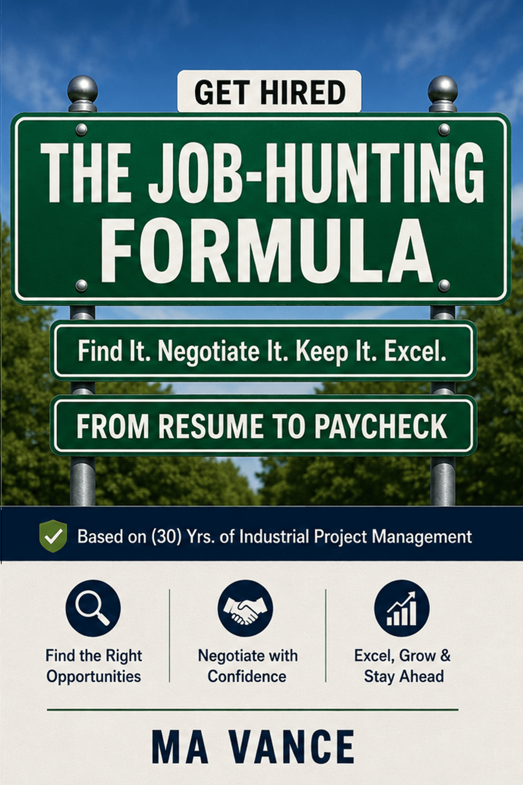 Front cover of The Job-Hunting Formula by MA Vance